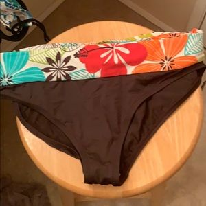 NWT size 14 Brown Bikini Bottom